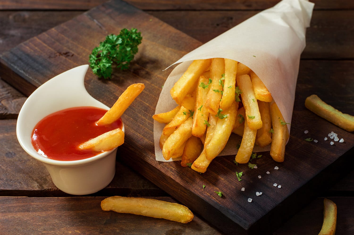 Frites dorées